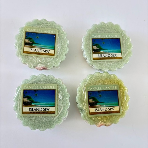 Yankee Candle Island Spa Scented Wax Tart Melts Lot 4 new 0.8 oz each - Picture 1 of 2